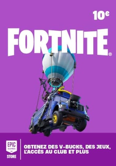 Carte-cadeau 10€ Fortnite pour la France 10.00 EUR | Code